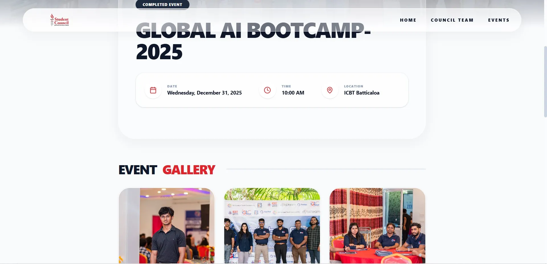 Student Council of ICBT Campus Batticaloa screenshot 2